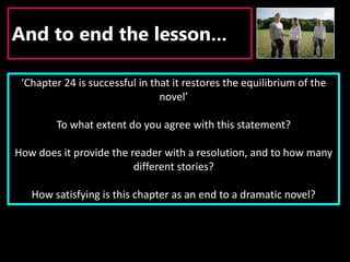 It was with a touch of sadness that Clarissa sometimes told me that I would have made a wonderful father. She would tell me that I had a good way with children, that I levelled with them easily and without condescension. I’ve never looked after a child for any length of time, so I’ve never been tested in the true fires of parental self-denial, but I think I’m good enough at the listening and talking, I know all seven of her godchildren well. We’ve had them for weekends, we’ve taken some on holiday abroad, and we’ve devotedly cared for two little girls for a week – Felicity and Grace who both wet the bed – while their parents tore each other in a divorce hearing. I was of some use to Clarissa’s eldest godchild, an inwardly stormy fifteen year old befuddled by pop culture and the oatfish codes of street credibility. I took him drinking with me, and talked him out of leaving school. Four years later he was reading medicine at Edinburgh, and doing well. (Pg 118)Why does McEwan open chapter fourteen with information about the past? What do we learn about Joe and how do we respond to him? Why has McEwan shared this information with us?
