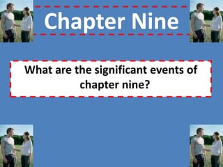 To highlight why Chapter six is signifcant.