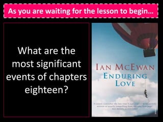 Chapter NineWhat are the significant events of chapter nine?