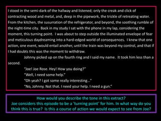 Which character has the most destructive effect on love / relationships?You will be assigned into groups and you must present a persuasive argument to the rest of the class about why your allocated character has the  biggest negative impact on relationships in their text. In your response you must consider:What destruction do they cause? How do they change things?