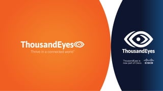 Getting Started With ThousandEyes Proof of Concepts: End User Digital Experience