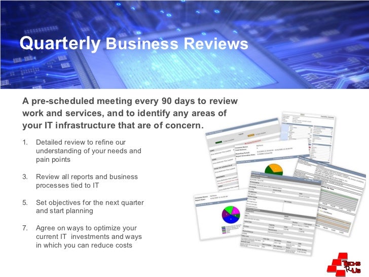 quarterly business report