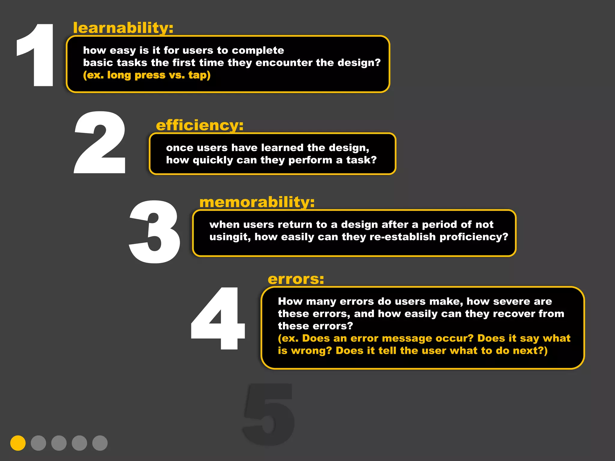 Test Note Taker
• Silent observer
• Takes note of user interaction with device. Notes when user:
   •   hesitates, worries, or is forced to think
   •   misunderstands something
   •   gets frustrated or annoyed
   •   gives up

• Also notes:
   • Answers to questions from moderator
   • Length of time to complete task
   • Difficulty in completing a task

• May ask moderator to ask user additional questions at the
  end of the session (if necessary)
 