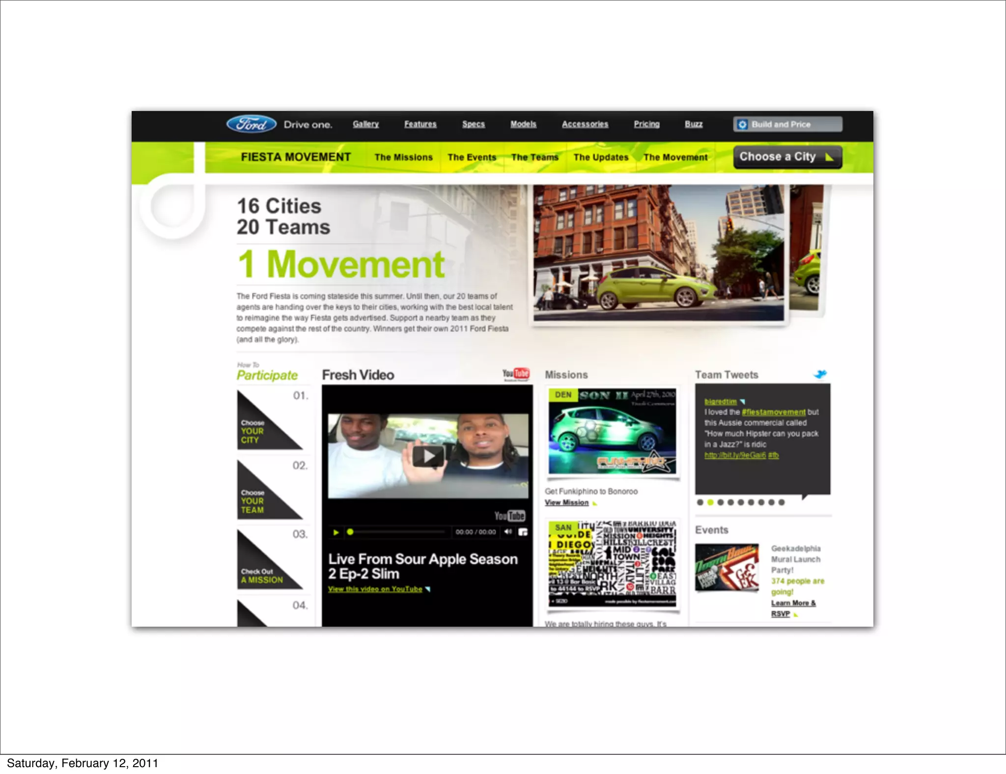 ford fiesta




Saturday, February 12, 2011
 