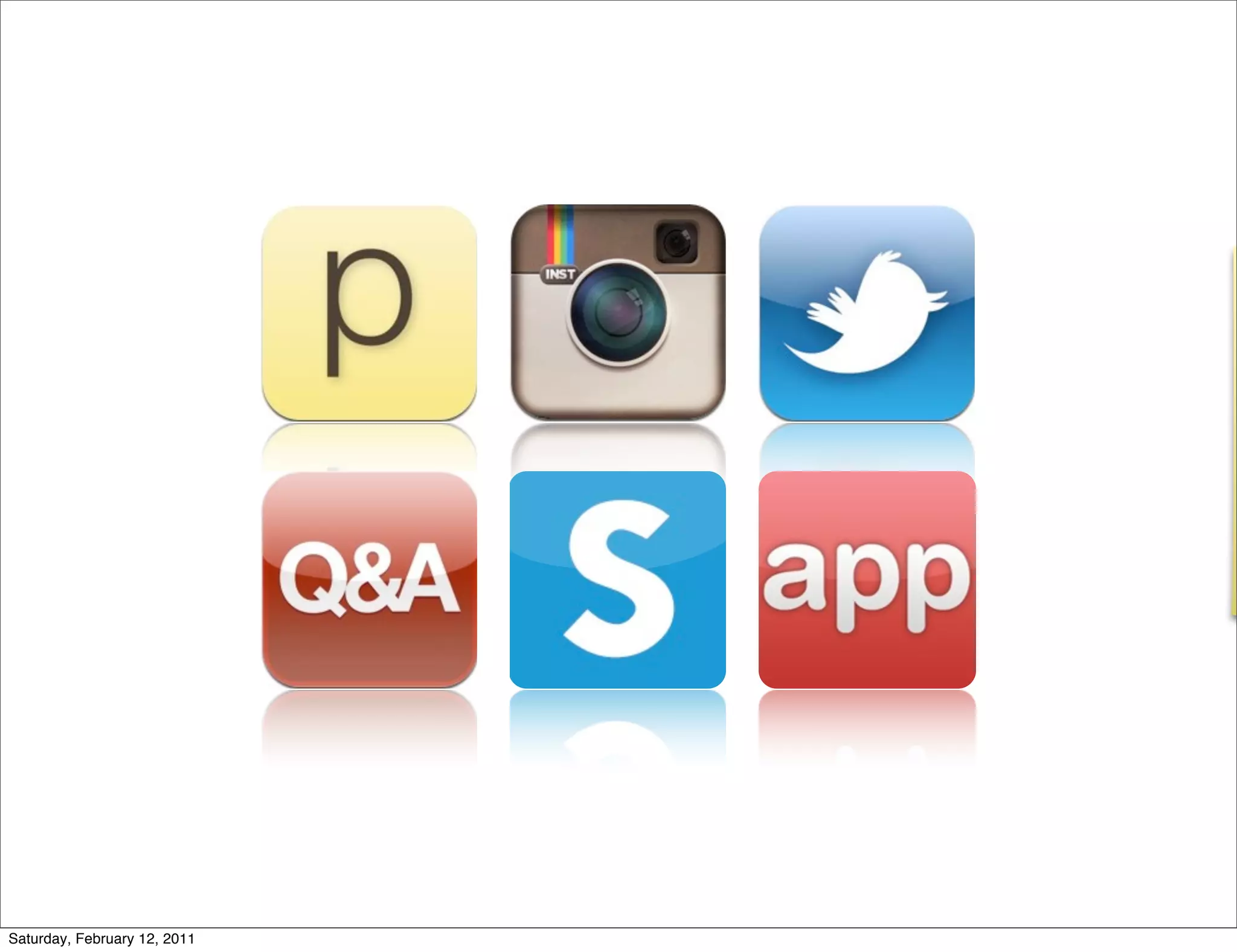 Saturday, February 12, 2011
 