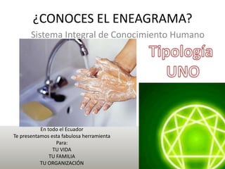 ¿CONOCES EL ENEAGRAMA?
En todo el Ecuador
Te presentamos esta fabulosa herramienta
Para:
TU VIDA
TU FAMILIA
TU ORGANIZACIÓN
Sistema Integral de Conocimiento Humano
 
