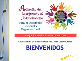 Para el Desarrollo
   Personal y
 Organizacional

      Integración de dos Sistemas Ancestrales

Facilitadores: Dr. Guido Guédez y Dr. Jesús Leal Gutiérrez
 