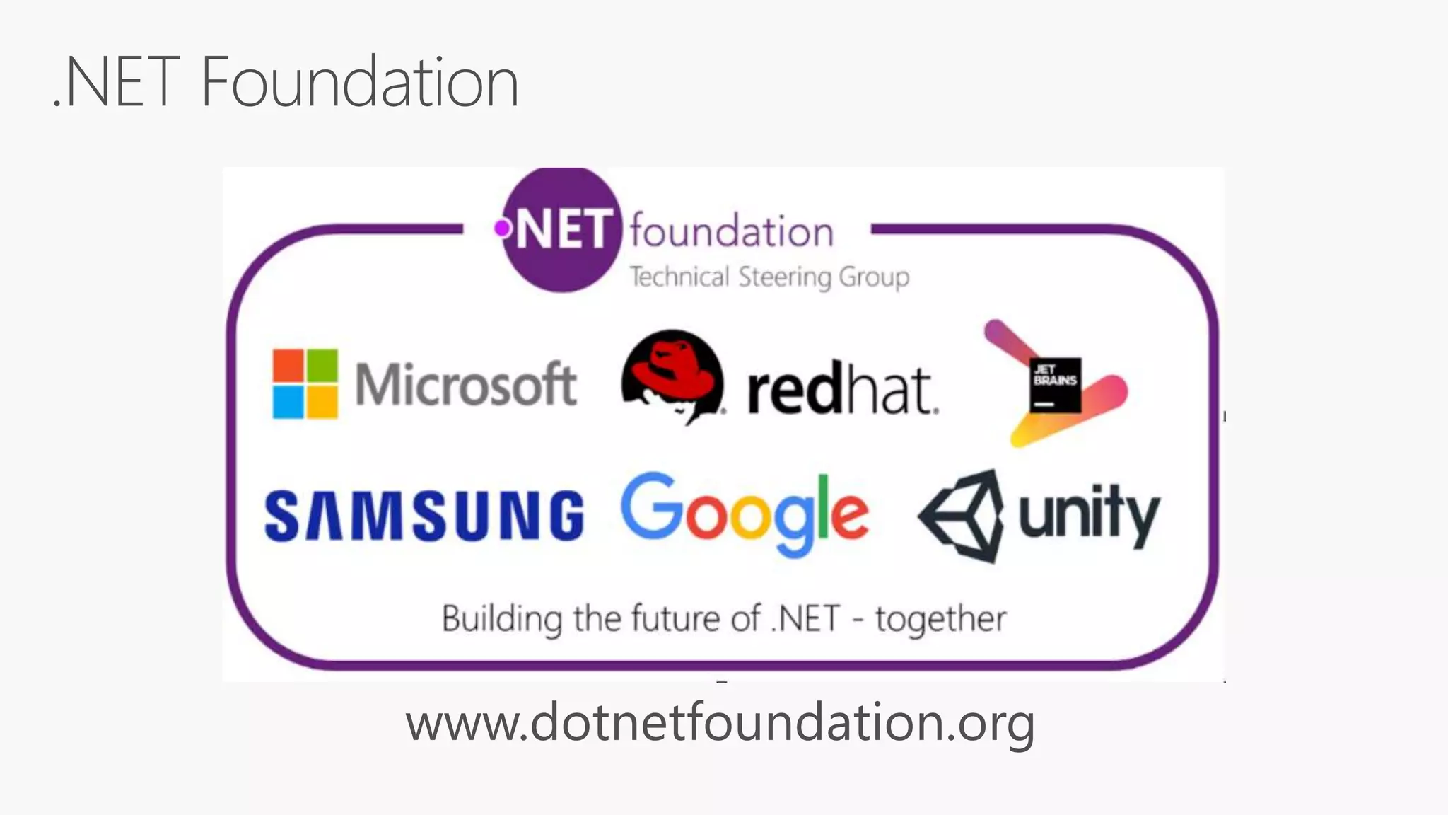 www.dotnetfoundation.org
 
