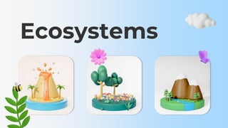 Ecosystems
 