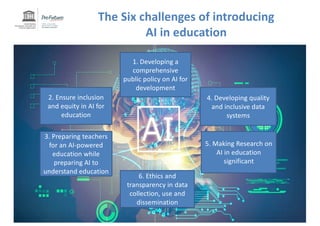 Education policy and the challenges of artificial intelligence mlw19 | PDF