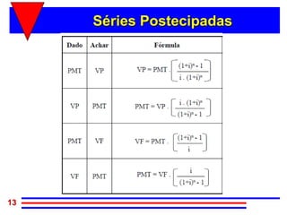 Séries Postecipadas




13
 