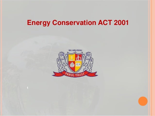 Energy Conservation Act 2001 facebook