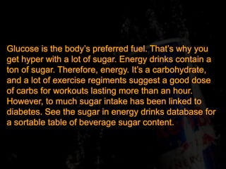 Enegry drink hazards