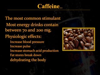 Enegry drink hazards