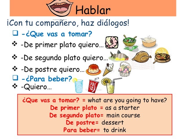 Dialogo En Frances En Un Restaurante