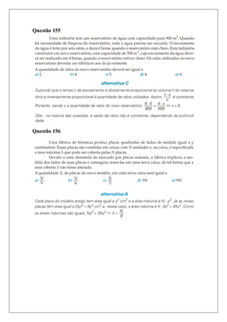 Questão 155
Questão 156