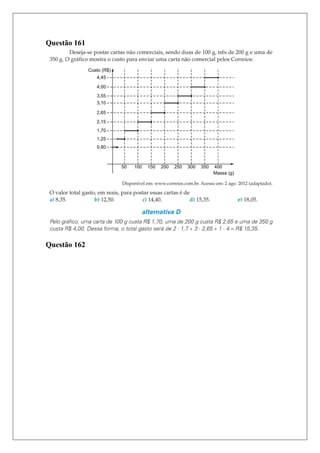 Questão 161
Questão 162