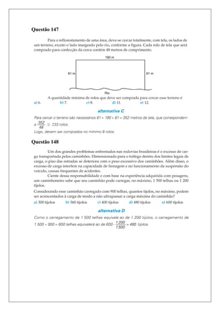 Questão 147
Questão 148