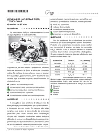 *ROSA75sab5*

QUESTÃO 14                                                                                    QUESTÃO 16
                                                                                                  Completamente analfabeto, ou quase, sem
                                                                                              assistência médica, não lendo jornais, nem revistas, nas
                                                                                              TXDLV VH OLPLWD D YHU DV ¿JXUDV R WUDEDOKDGRU UXUDO D
                                                                                              não ser em casos esporádicos, tem o patrão na conta
                                                                                              de benfeitor. No plano político, ele luta com o “coronel”
                                                                                              e pelo “coronel”. Aí estão os votos de cabresto, que
                                                                                              resultam, em grande parte, da nossa organização
                                                                                              econômica rural.
                                                                                                  /($/ 9 1 Coronelismo, enxada e voto. 6mR 3DXOR $OIDÐPHJD  DGDSWDGR 
