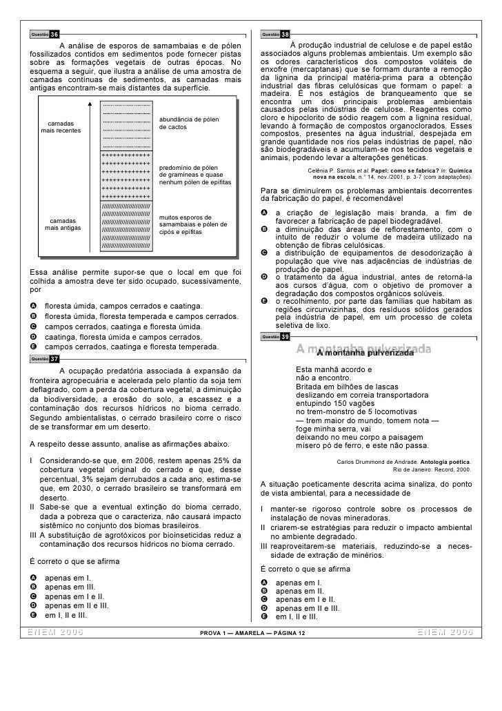 Enem 2006 No Brasil Verifica Se Que A Lua