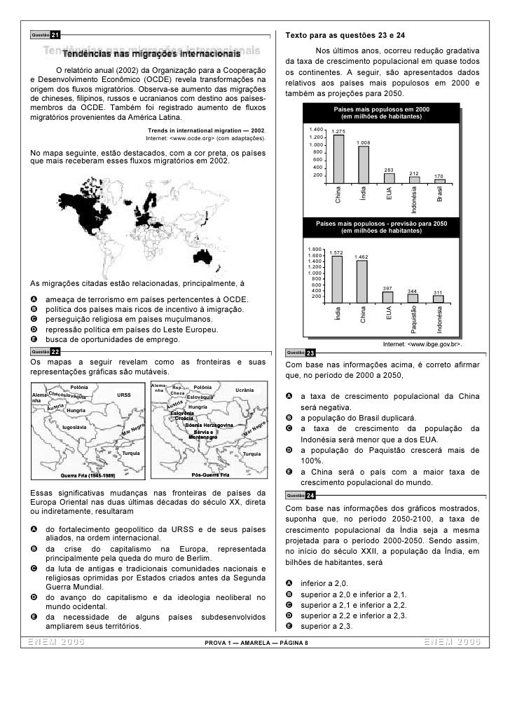 Enem 2006 No Brasil Verifica Se Que A Lua
