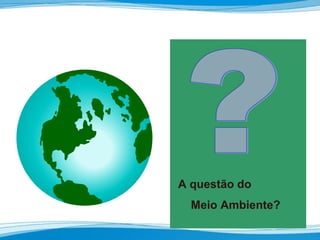 A questão do
  Meio Ambiente?
 