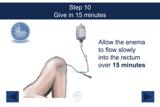 Enema Administration and procedure lecture | PDF