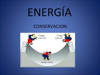 ENERGÍA CONSERVACION: 