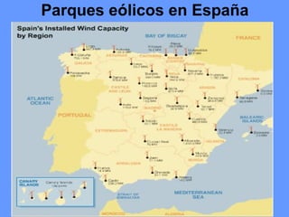 Parques eólicos en España 