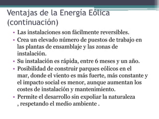 Energía Eólica