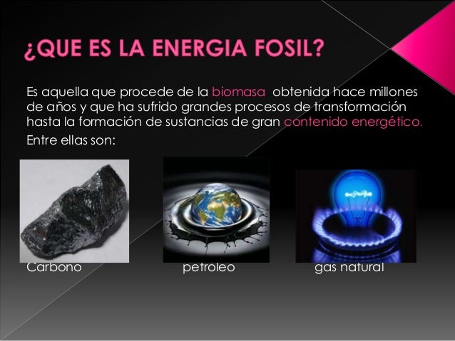 Energía fósil