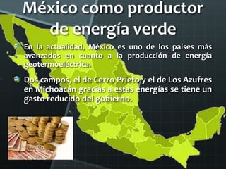 Energía geotérmica en México