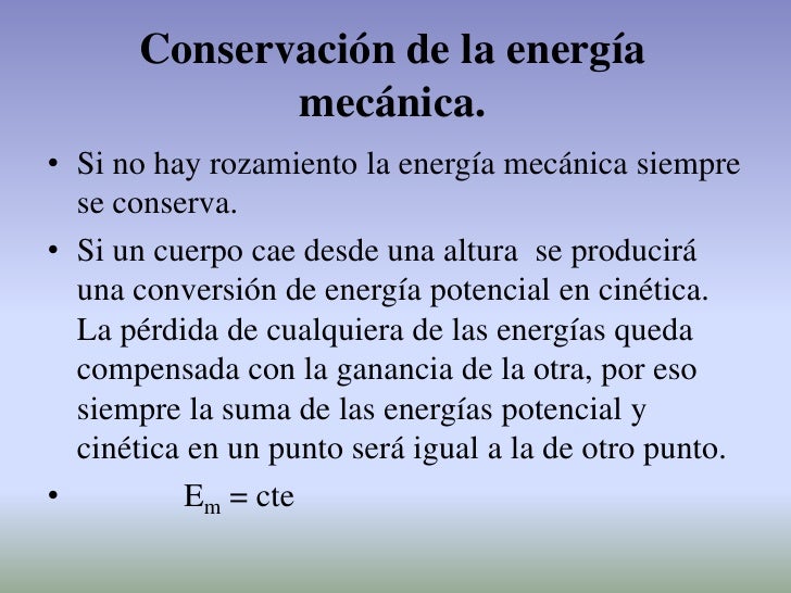 EnergíA MecáNica