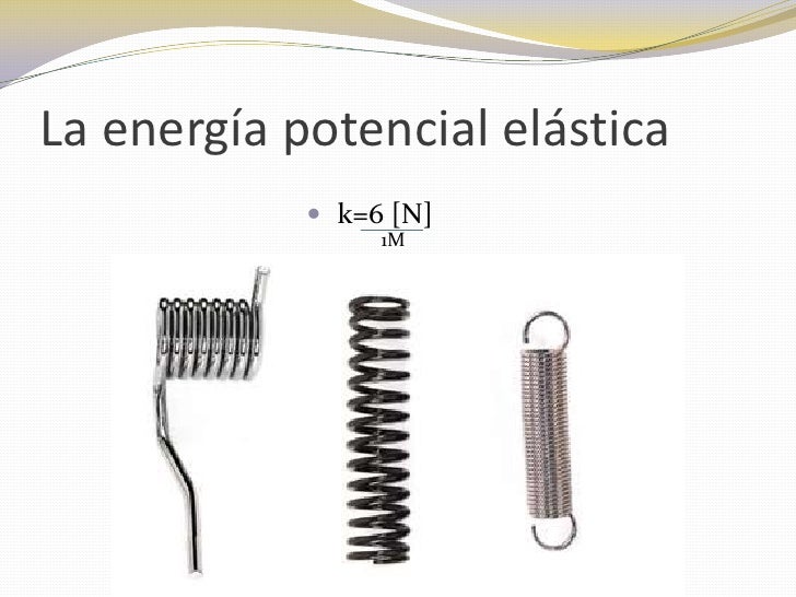 Energía potencial elástica
