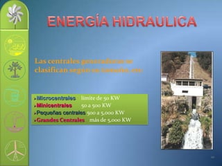 Fluctuaciones en la producción de energía, debido a la disponibilidad variable de los recursos naturales,