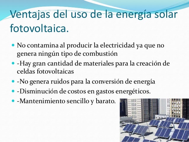Energía solar fotovoltaica