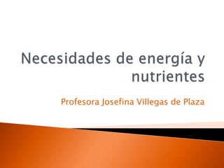 Profesora Josefina Villegas de Plaza
 