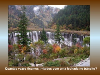 Quantas vezes ficamos irritados com uma fechada no trânsito? 