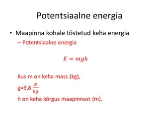 Potentsiaalne energia 