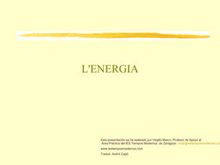 L'ENERGIA ,[object Object]