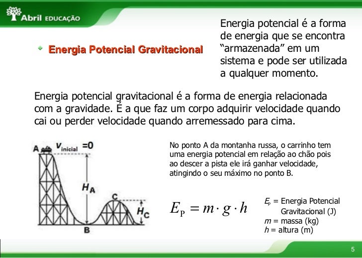 Energia Potencial Gravitacional Exercicios Resolvidos 9 Ano