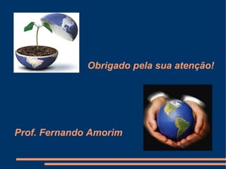 Obrigado pela sua atenção!




Prof. Fernando Amorim
 