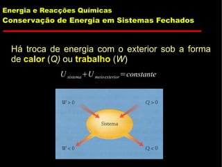 Energia e Reaccoes Quimicas
