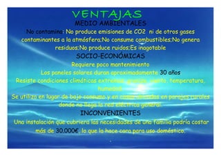 9. Impactos medioambientales . 