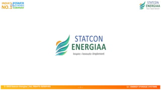 Energy storage systems ESS ppt | PPTX