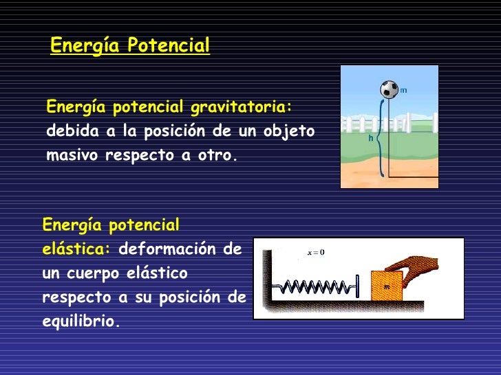 Energia potencial, energía mecánica