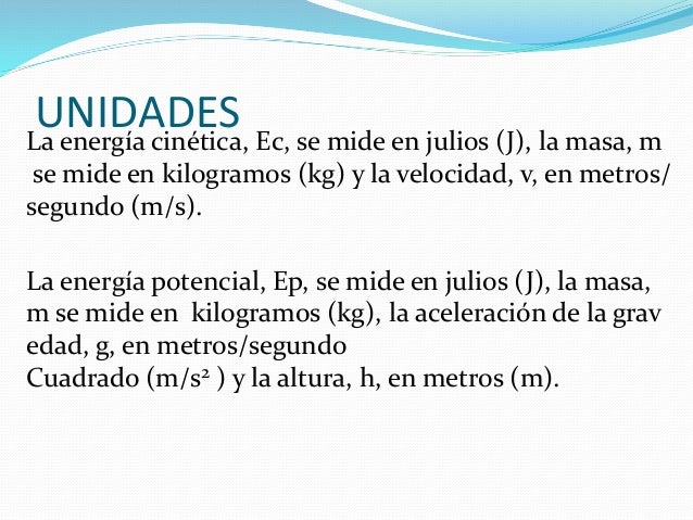 Energia y potencial