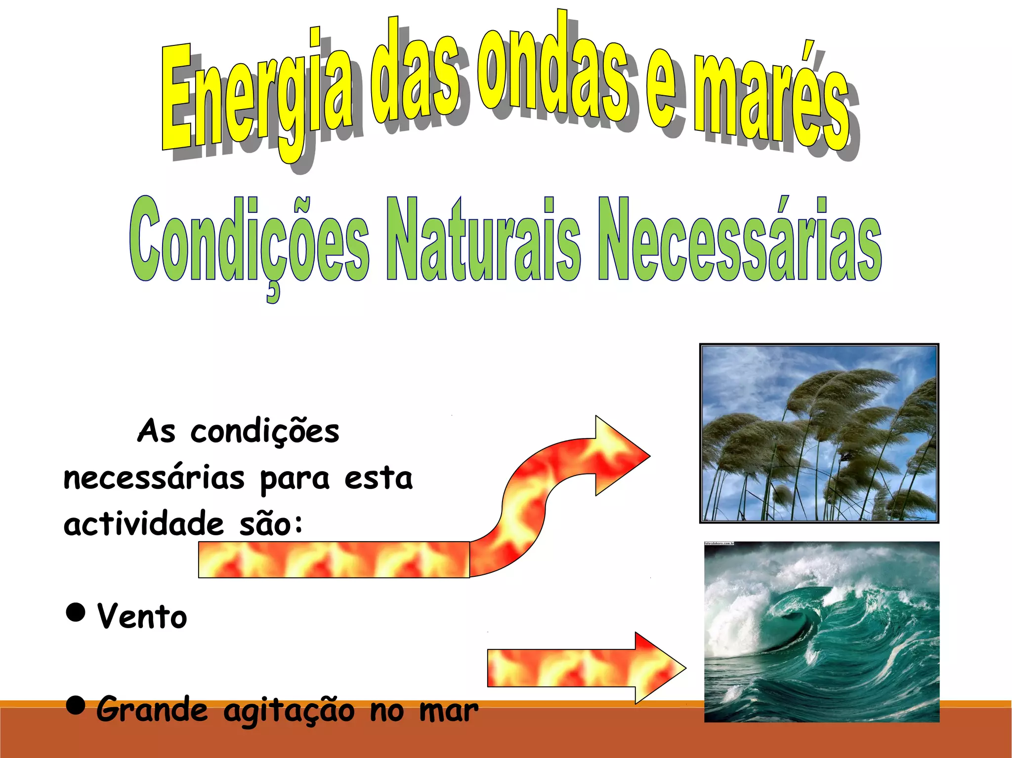 As condições
necessárias para esta
actividade são:
Vento
Grande agitação no mar

 