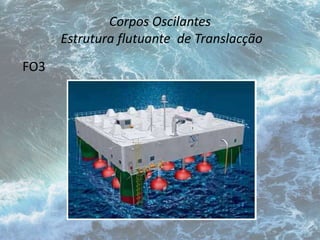 Corpos Oscilantes 
Estrutura flutuante de Translacção 
FO3 
 