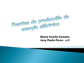 María Camila Castaño
Jeny Paola Perez 10-C
 